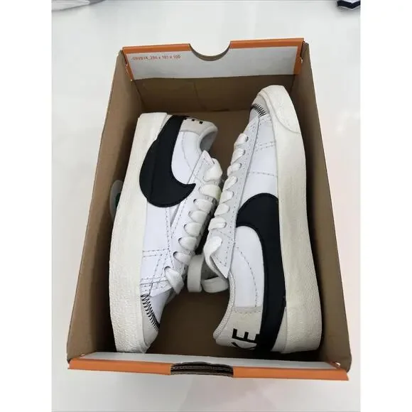 Nike Women's Blazer Low '77 Jumbo DQ1470-101 White/Sail/Black Sz 10 - Picture 7 of 8